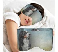 Mi perro de montaña bernés diario, Antifaz para dormir, ideal para el hogar, viajes y trabajo por turnos. Cubre completamente los ojos y bloquea la luz.