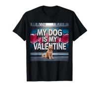 Mi Perro es mi Grafiti de Golden Doodle Street de San Valentín Camiseta