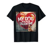 Mi Perro es mi Grafiti de Golden Doodle Street de San Valentín Camiseta