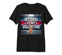 Mi Perro es mi Grafiti de Golden Doodle Street de San Valentín Camiseta Premium