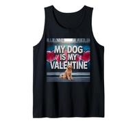 Mi Perro es mi Grafiti de Golden Doodle Street de San Valentín Camiseta sin Mangas