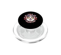 Mi Perro es mi Pastor Australiano de San Valentín. Paw Lover PopSockets PopGrip para MagSafe