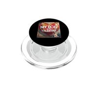 Mi Perro es mi Perro de San Valentín Irish Wolfhound Street Graffiti PopSockets PopGrip para MagSafe