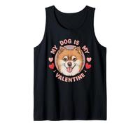 Mi Perro es mi Pomerania de San Valentín. Amante de la Pata Camiseta sin Mangas