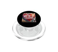 Mi Perro es mi San Valentín Gran danés Street Graffiti PopSockets PopGrip para MagSafe