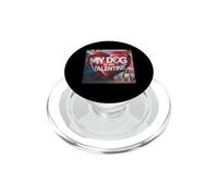 Mi Perro es mi San Valentín Pitbull Terrier Street Graffiti PopSockets PopGrip para MagSafe