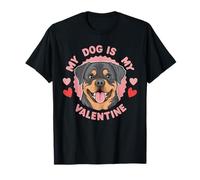Mi Perro es mi San Valentín Rottweiler. Paw Lover Camiseta