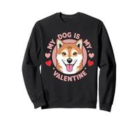 Mi Perro es mi San Valentín Shiba Inu. Amante de la Pata Sudadera