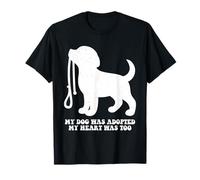 Mi Perro fue adoptado Adopta una adopción de Mascotas Puppy Animal Rescue Camiseta