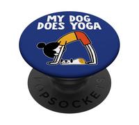 MI Perro Hace Yoga PopSockets PopGrip Adhesivo