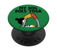 MI Perro Hace Yoga PopSockets PopGrip Adhesivo