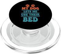 Mi Perro me Deja Usar su Cama Cita Divertida PopSockets PopGrip para MagSafe