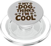 Mi Perro Piensa Que Soy Genial, Huellas de Patas PopSockets PopGrip para MagSafe