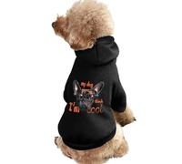 Mi perro piensa que soy genial, padre de mascota, amante de los perros, sudadera con capucha para perros, sudadera con capucha de invierno divertida estampada, traje de cachorro con capucha para gatos