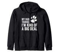 Mi Perro Piensa Que Soy un Gran Problema - Funny Puppy Lover Sudadera con Capucha