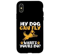Mi perro puede volar lo que el tuyo hace buceo en muelle Carcasa para iPhone X/XS