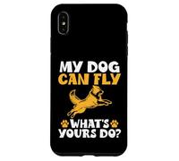 Mi perro puede volar lo que el tuyo hace buceo en muelle Carcasa para iPhone XS Max
