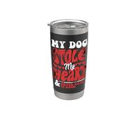 Mi perro robó mi corazón nunca lo devolvió Vaso térmico de acero inoxidable de doble pared