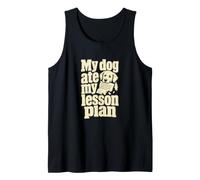 Mi Perro se comió mi Plan de lecciones Broma en el Aula Camiseta sin Mangas