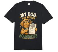 Mi Perro Tiene Mejores Limites Amantes Mascotas Comfort Colors Adult Heavyweight T-Shirt