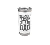 Mi persona favorita me llama papá - Día del Padre Vaso térmico de acero inoxidable de doble pared