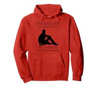Mi Peso no es tu Negocio Hombre sarcástico Yoga Zen Hombres Fit Sudadera con Capucha