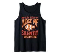 Mi pez me juzga en Silencio, constantemente Camiseta sin Mangas