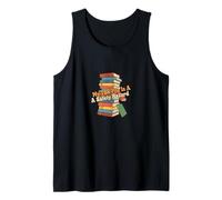 Mi Pila TBR es un Peligro de Seguridad Divertido Amante de los Libros Ratón de Biblioteca Camiseta sin Mangas
