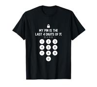Mi PIN son los últimos 4 dígitos del símbolo del número Pi Pi Day Math Camiseta