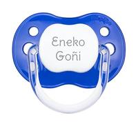 Mi Pipo - Chupete Personalizado Classic | Chupete Bebe, 3 Tipos de Tetina para Elegir, +0 Meses | Personalizado con Nombre, Suave, Cómodo | Seguro, Libre BPA, Fácil de Limpiar | Color Mario