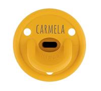 Mi Pipo - Chupete Personalizado Gummy | Chupete Bebe Silicona, Tetina Fisiologica, 0-36 Meses | Personalizado con Nombre, Suave, Cómodo | Seguro, Libre de BPA, Fácil de Limpiar | Color Mostaza