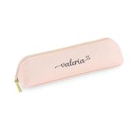 Mi Pipo - Estuche Personalizado Mujer - Colección Woman Rosa | Estuche Maquillaje, Escolar, Cuero Vegano Saffiano, 22 cm | Compacto para Bolso, Fácil Almacenaje, Personalizado con Nombre