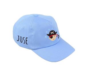 Mi Pipo - Gorra Infantil Personalizada | Gorra Niño y Niña con Nombre Bordado, Algodón 100% | Talla Única y Ajustable | Diseño Transpirable y Ligero para Verano