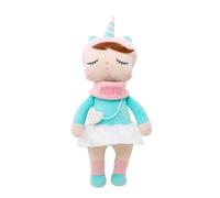 Mi Pipo - Muñeca de Trapo Personalizada MeToo | Muñeca de Trapo Bebe Personalizable con Nombre Bordado | Material Poliester, de 40cm | Regalo Bebe Fácil de Lavar y Cómoda | Unicornio
