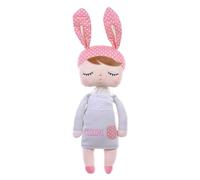 Mi Pipo - Muñeca de Trapo Personalizada MeToo | Muñeca de Trapo Bebe Personalizable con Nombre Bordado | Material Poliester, de 40cm | Regalo Bebe Fácil de Lavar y Cómoda | Gris