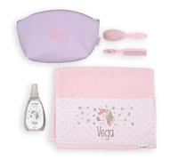 Mi Pipo - Neceser Niña Personalizado - Unicornio | Neceser Aseo Infantil con Toalla, Colonia, Peine y Cepillo | para Viajes, Uso Diario, Colegio | Impermeable, Seguro, Cómodo y Fácil de Limpiar