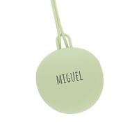 Mi Pipo - Portachupete Bebe Personalizado Gummy | Caja Chupetes bebes Silicona de Grado Alimentario, Libre de BPA, Seguro | Personalizado con Nombre, Para 2 Chupetes, Fácil de Limpiar | Verde Soft
