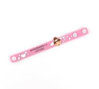 Mi Pipo - Pulsera Identificativa Niños, Alergias o Intolerancias - Modelo Hada | Pulseras de Silicona Personalizada Libre de BPA y Grabado Atóxico | Goma PVC Suave | Ajustable, Cómoda y Segura