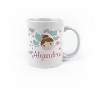 Mi Pipo - Taza Personalizada Nombre Niños - Hada | Taza de Plástico 350 ml | Libre de BPA, Ligera, Resistente | Apta para Microondas y Lavavajillas | Ideal como Regalo Personalizado
