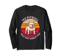 Mi Pitbull Habla Mierda De Ti Manga Larga