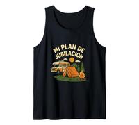 Mi Plan de Jubilación Camping Motiv Camiseta sin Mangas