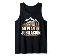 Mi Plan de Jubilación Camping - para Campistas Autocaravana Camiseta sin Mangas