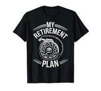 Mi Plan de jubilación Carrete de Pesca Divertido Jubilado Pescador Camiseta