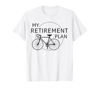 Mi Plan de jubilación Ciclismo Divertido Montar en Bicicleta Bicicleta Retirado Camiseta gráfica económica