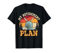 Mi plan de jubilación divertido diseño de golf Camiseta