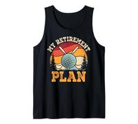 Mi plan de jubilación divertido diseño de golf Camiseta sin Mangas