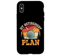 Mi plan de jubilación divertido diseño de golf Carcasa para iPhone X/XS