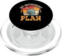 Mi plan de jubilación divertido diseño de golf PopSockets PopGrip para MagSafe