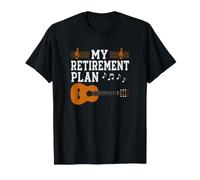 Mi Plan de jubilación Guitarrista Guitarrista Músico Rock Camiseta