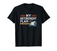 Mi Plan de jubilación Guitarrista Guitarrista Músico Rock Camiseta